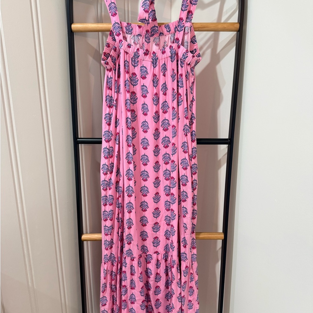 Old Navy Pink and Blue Floral Dress - Picture 3 of 5